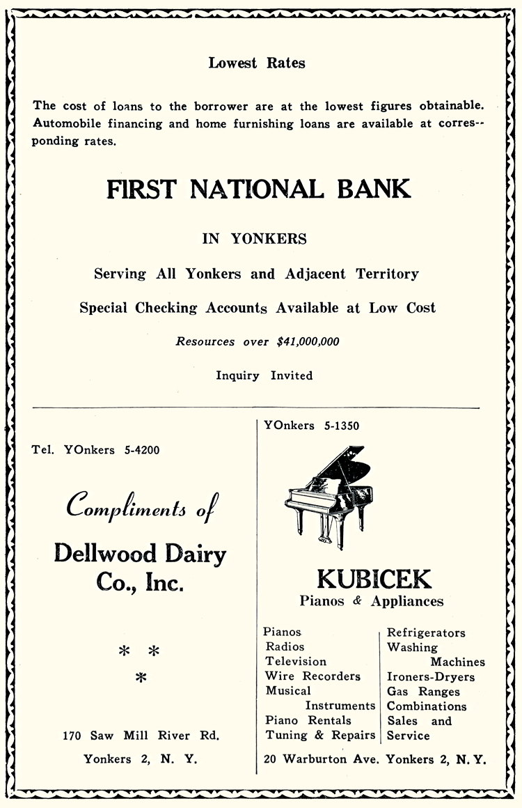 First National Bank, Dellwood Dairy, Kubicek